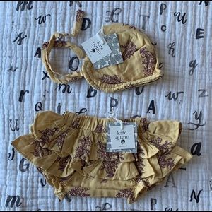 kate quinn bonnet + bloomers set